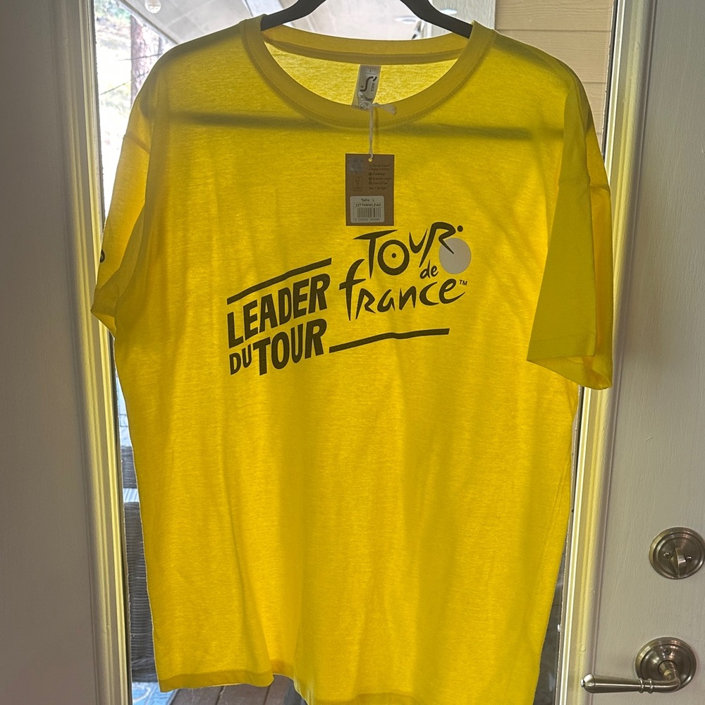 Tour de France Yellow T-Shirt, Men’s size large